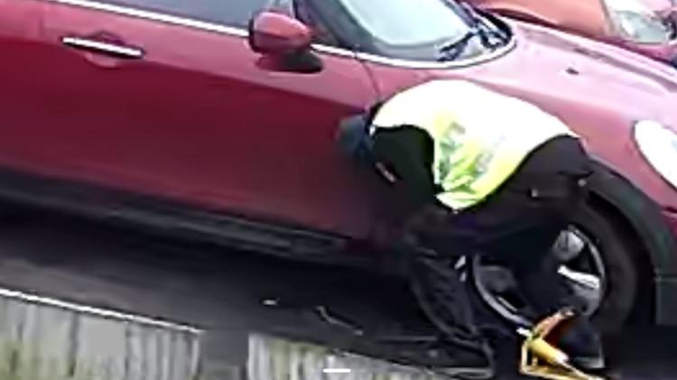 WATCH: CCTV footage emerges after tyres slashed on cars belonging to Limavady students