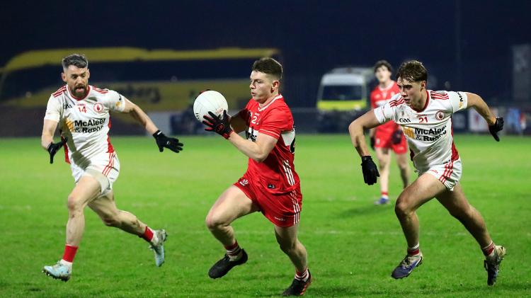 IN PICTURES: Derry footballers secure league win over Tyrone at Celtic Park