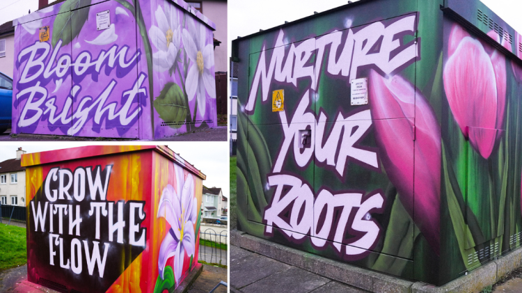 Derry pupils team up with Peaball to transform Creggan's generators