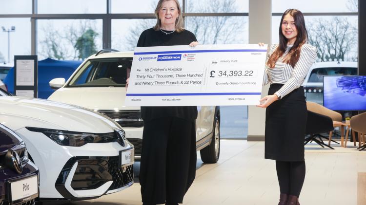 Donnelly Group Foundation smashes fundraising records with &pound;34,393 donation