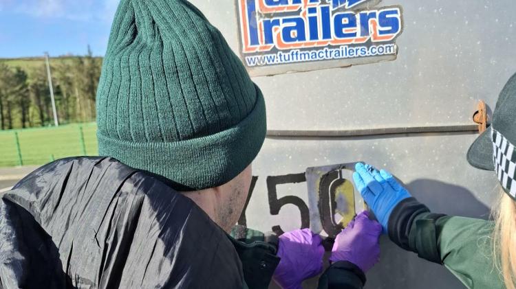 Successful trailer marking day at Craigbane GAC