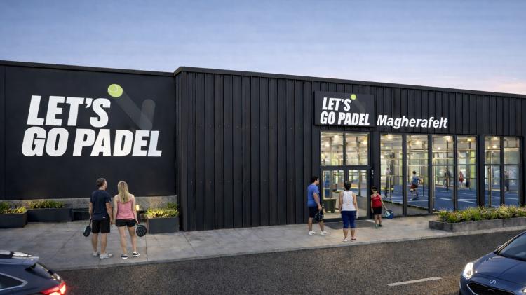 Let&rsquo;s Go Padel submits plans for new five-court recreational hub in County Derry