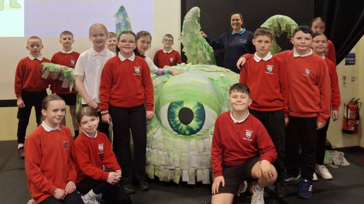 Derry pupils take on Wipezilla in NI Water&rsquo;s latest school challenge