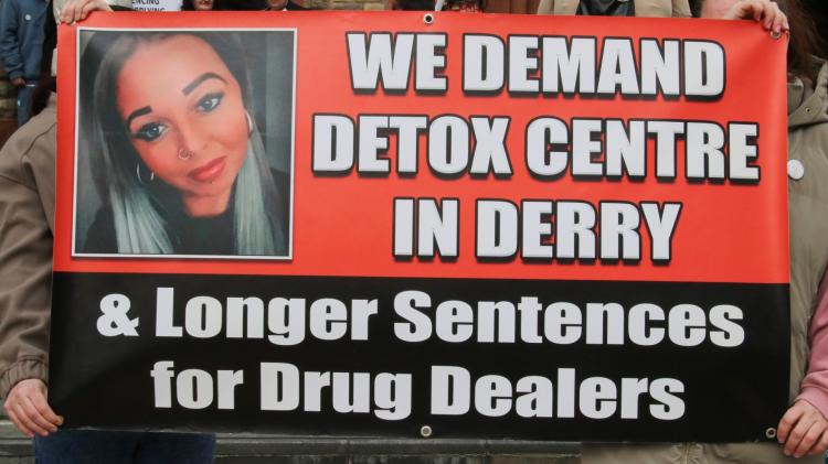 IN PICTURES: Derry stands united as families demand change at anti-drug rally