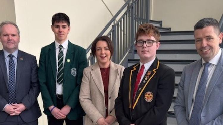 Infrastructure Minister meets Limavady students to discuss the Graduated Driver Licensing scheme