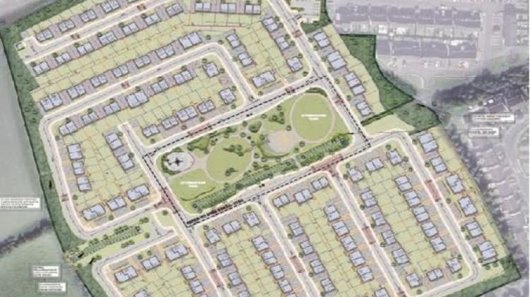 New development off the Springtown Road.