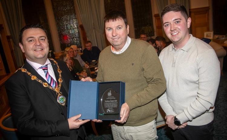 IN PICTURES: Derry's Guildhall hosts special reception for local tennis champions