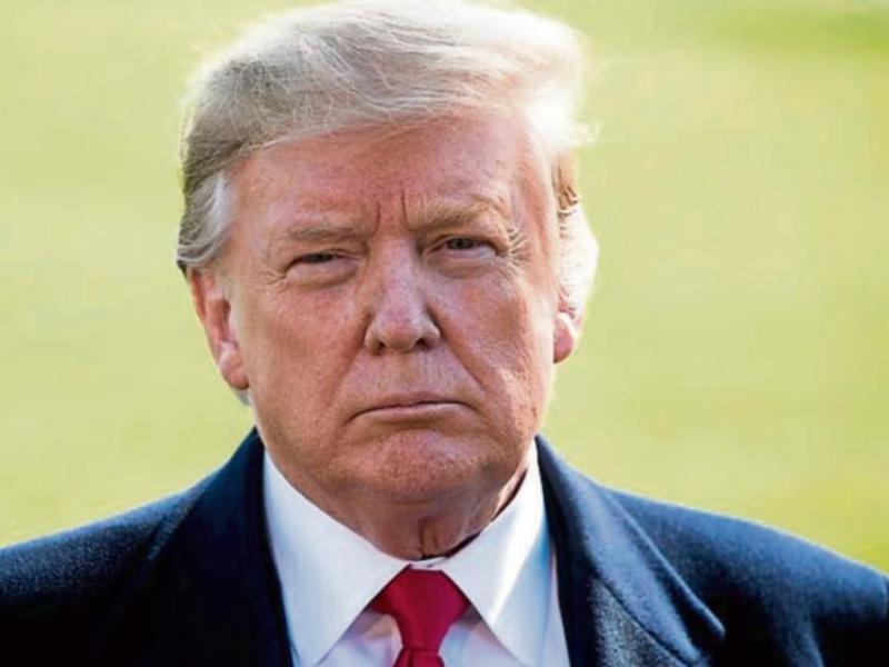 Gardai engaging with protest groups at Shannon Airport during Donald Trump visit