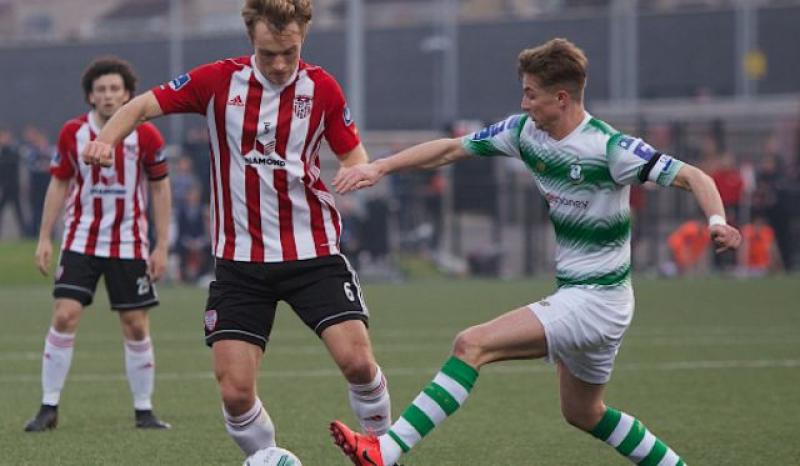 Shamrock Rovers score a penalty and Derry City miss a penalty on a disappointing night for the hosts at the Brandywell