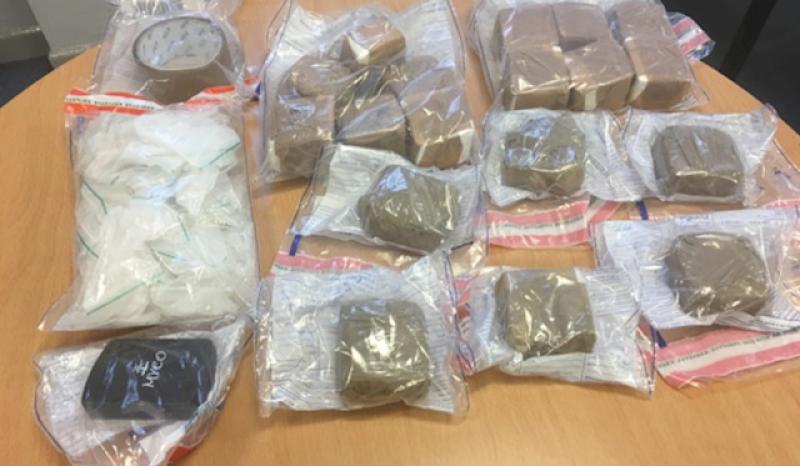 Criminal Investigation Branch seized an estimated £150,000 worth of suspected cocaine in Derry in 2017.