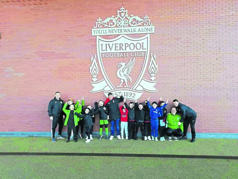 Foyle Harps youngsters enjoy weekend in Liverpool