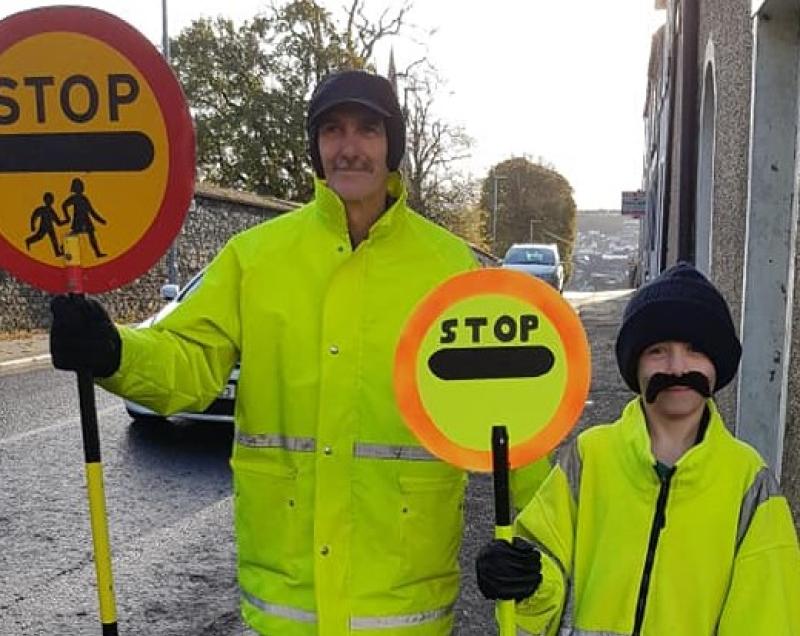 Rosemount P.S. lollipop man inspires his own Derry Halloween 'mini me'