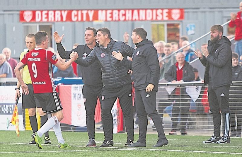 Derry City's departing Parkhouse praises 'brilliant' Devine