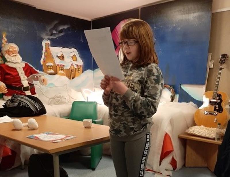 Young Derry girl shines at pre-Christmas celebration in Creggan