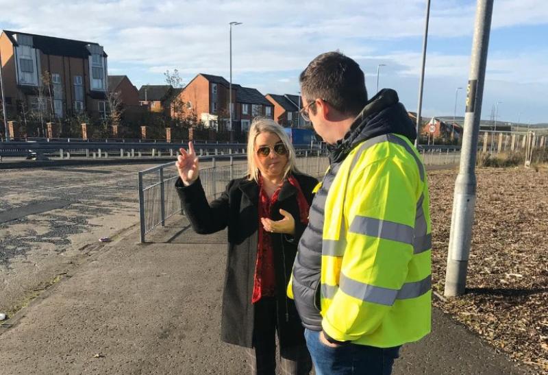  Duffy calls for safe crossing at Skeoge