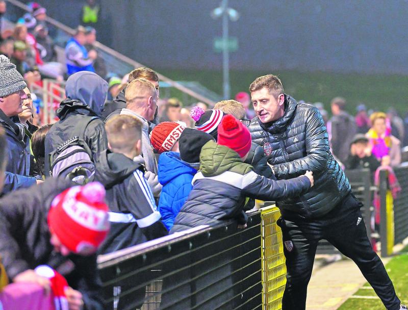 Crowds return to the Brandywell under Devine