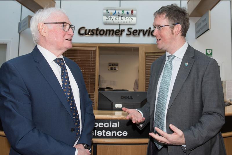 City of Derry Airport expresses need for government intervention to aviation minister