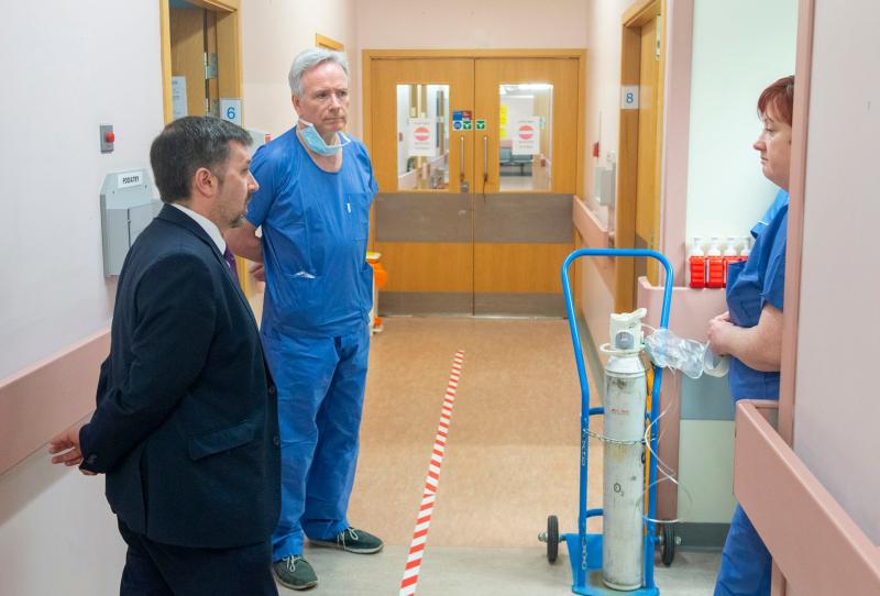 Retired medical staff in Derry tonight asked to consider coming back to work to help fight the coronavirus
