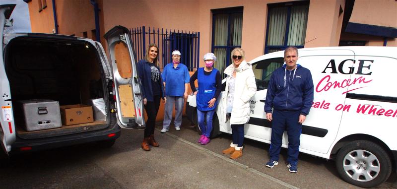 Despite a huge increase in demand, volunteers at Age Concern in Derry working hard to make sure its 'meals on wheels' service continues