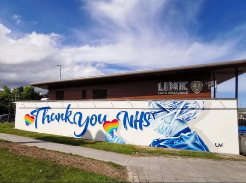 New Derry mural in honour of NHS 