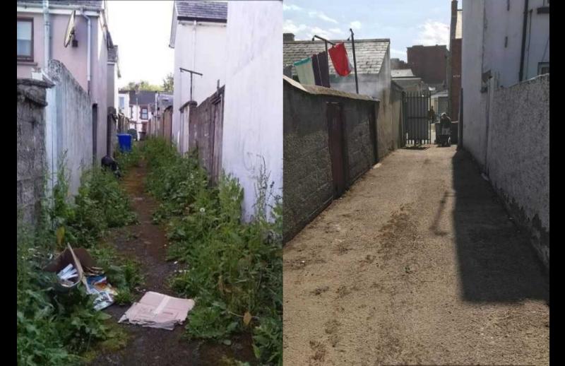 Clean-up will transform Derry lanes