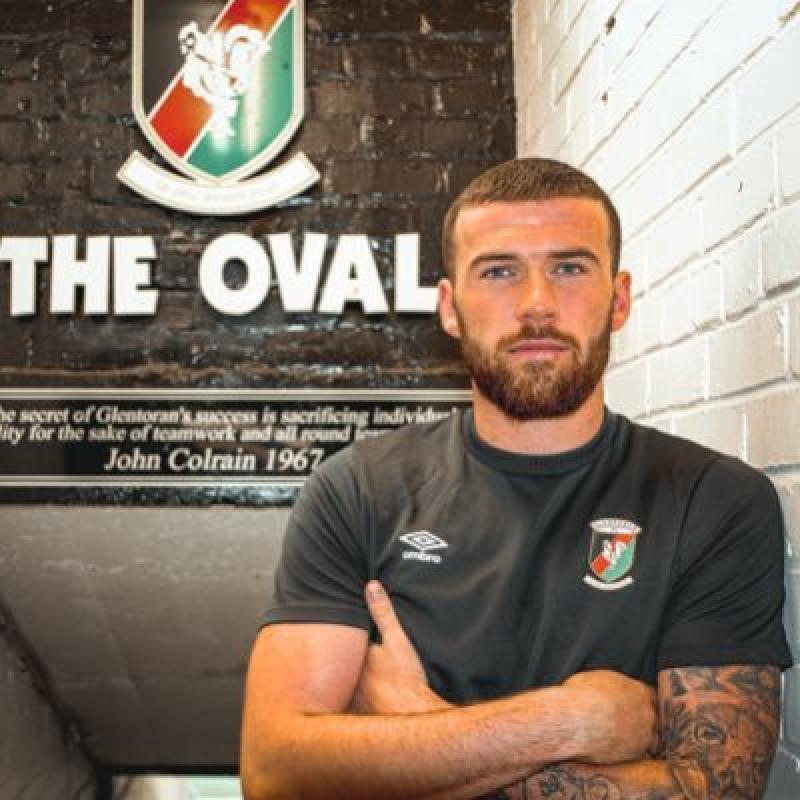 Derryman Patrick McClean named man of the match in tonight's Irish Cup final 