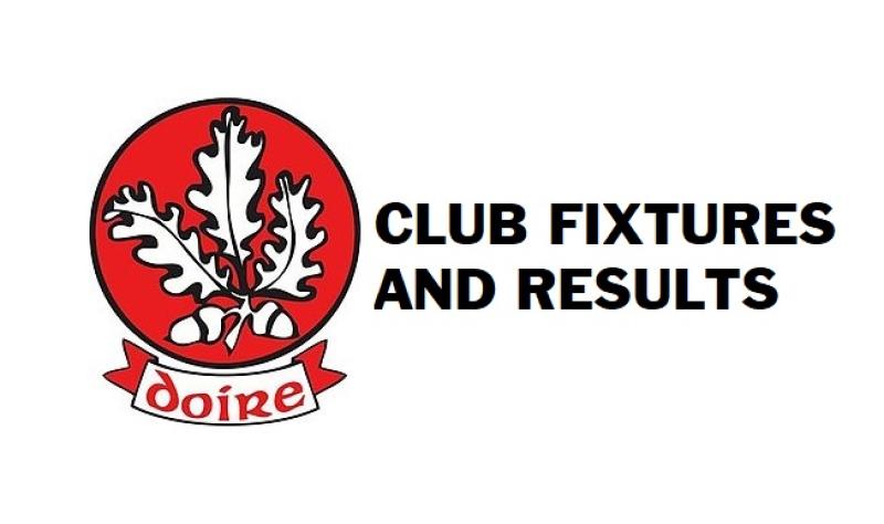 This week's Derry GAA fixtures