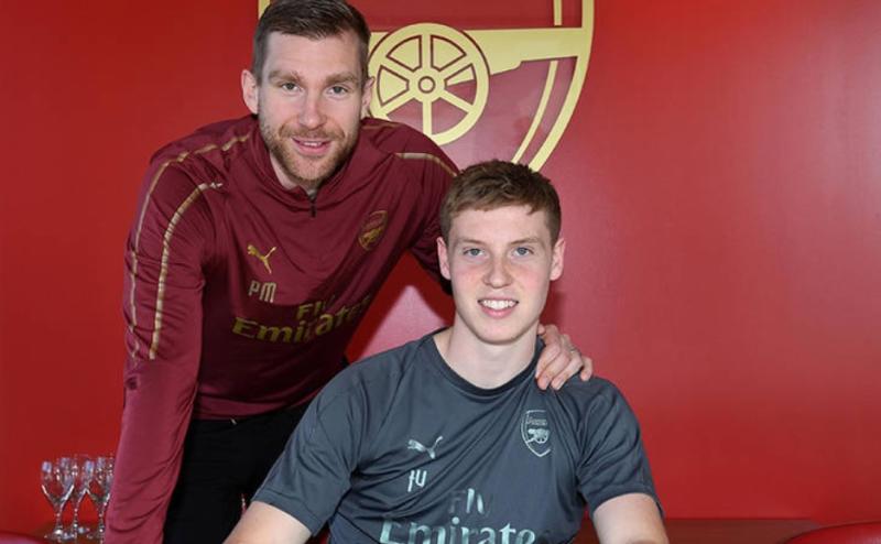 Local link to Arsenal's midweek win over MK Dons