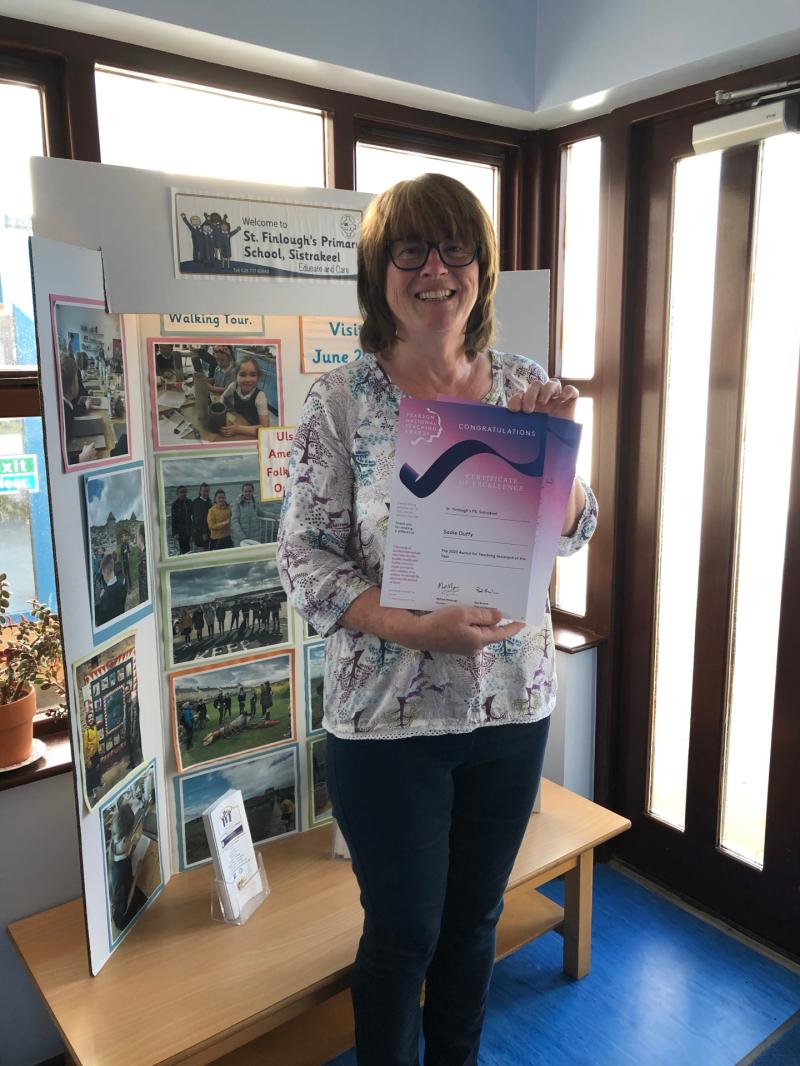 Support assistant at Derry school honoured