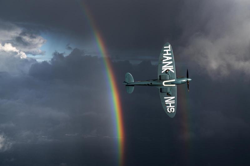 Famous Spitfire aircraft to fly over Derry tomorrow in thanks to NHS staff for their efforts during the pandemic