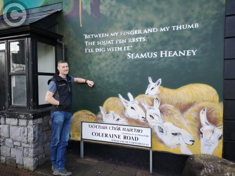 Stunning Maghera mural embraces its local giants