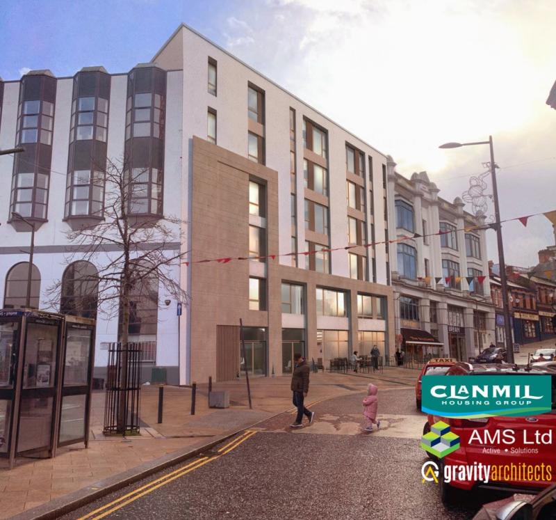 Work begins on a major apartment complex in the heart of Derry's city centre