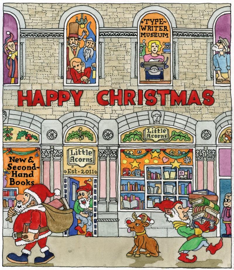 The wonderful artwork created in honour of a little book shop in Derry