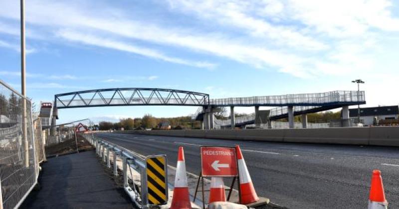 Serious safety fears over footbridge across A6