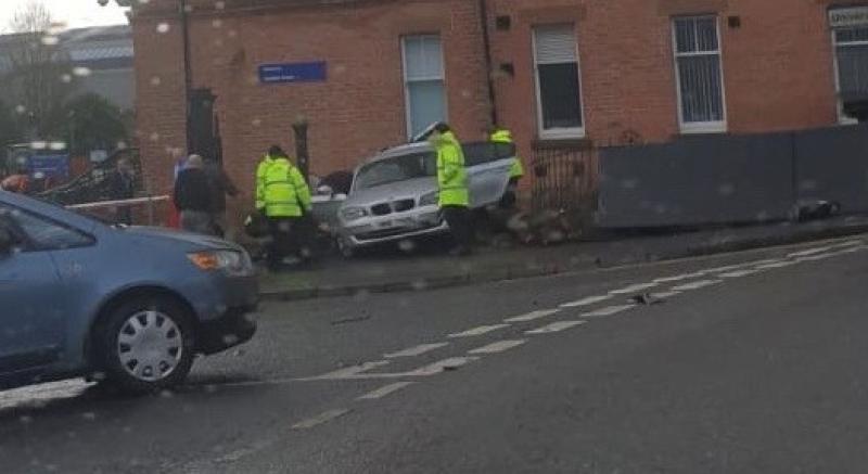 Police say a number of people were taken to hospital following a crash on Derry's Rock Road this morning
