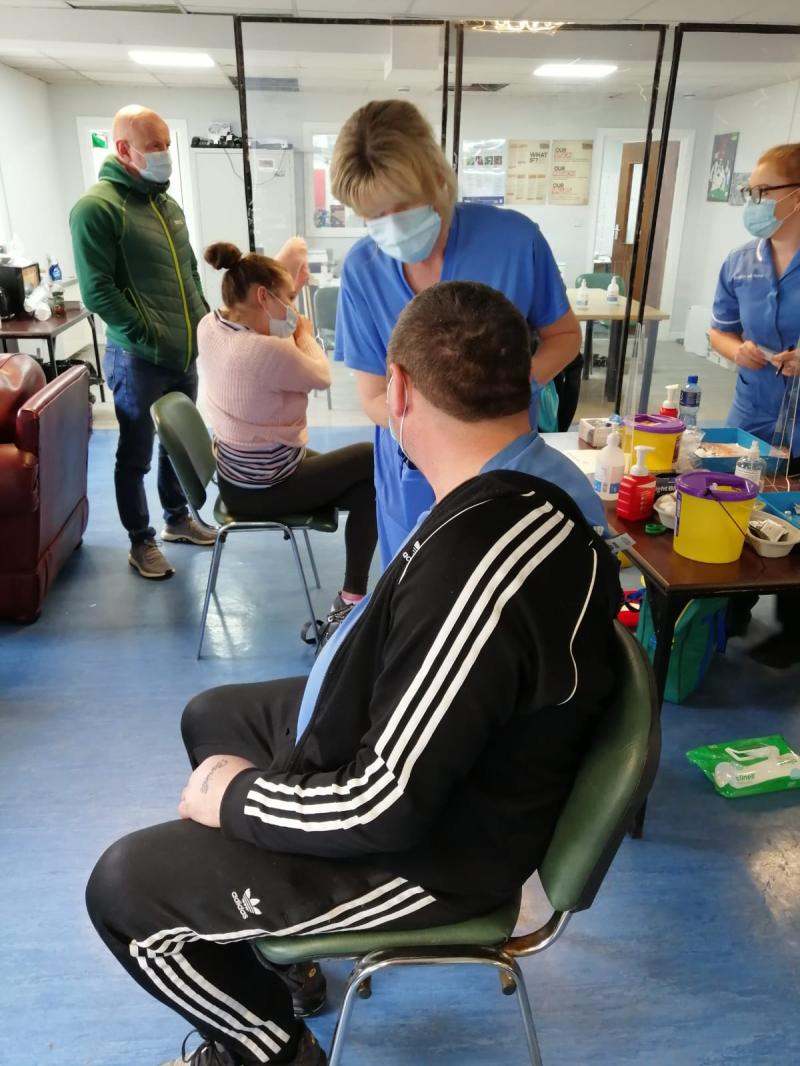 Special vaccination clinic held at homeless support centre in Derry