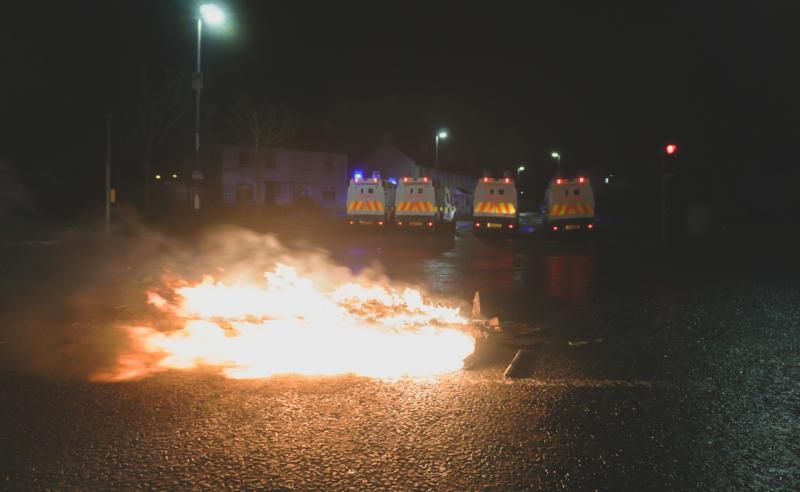 Further disturbances in the Waterside area of Derry last night