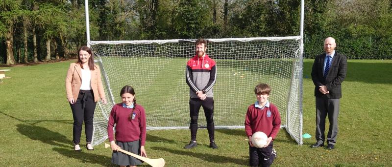 GREENLOUGH: GAA club donate equipment to primary school