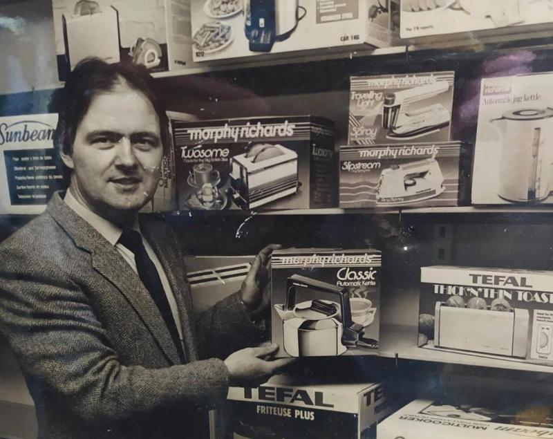 Popular Derry shop owner Gerry Conaghan celebrating 35 years in business