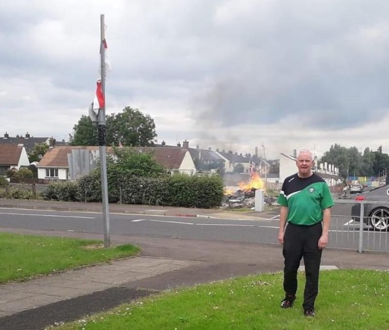 Tensions raised following County Derry bonfire row