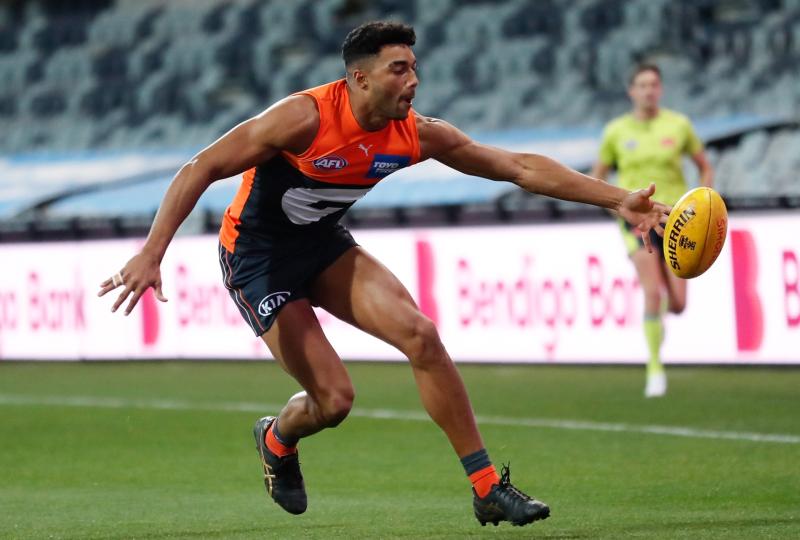 An amazing AFL debut for Callum Brown
