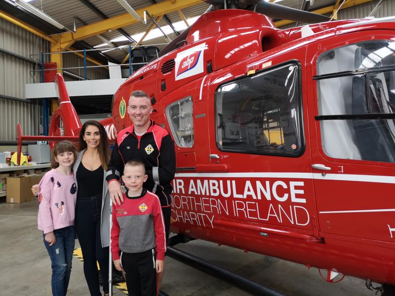FEATURE: Air Ambulance saved my leg, says County Derry man