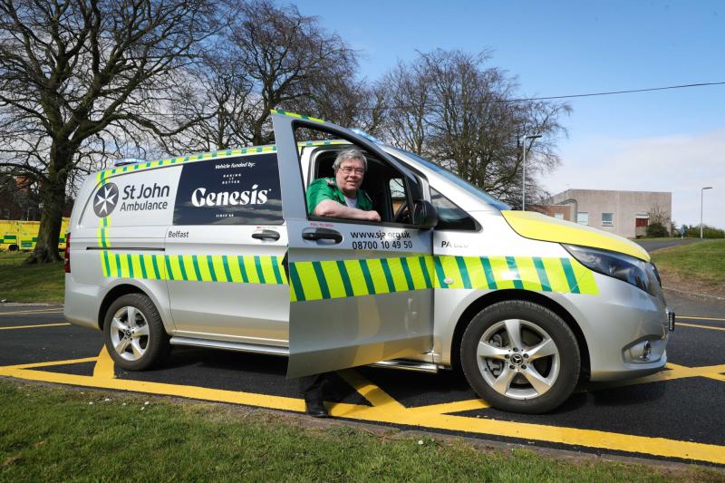 Derry firm gives an ambulance to support a charity in its life-saving