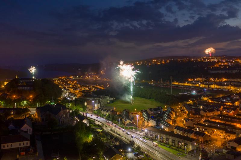 Feile 2021 to end tomorrow night in Derry with a spectacular fireworks display