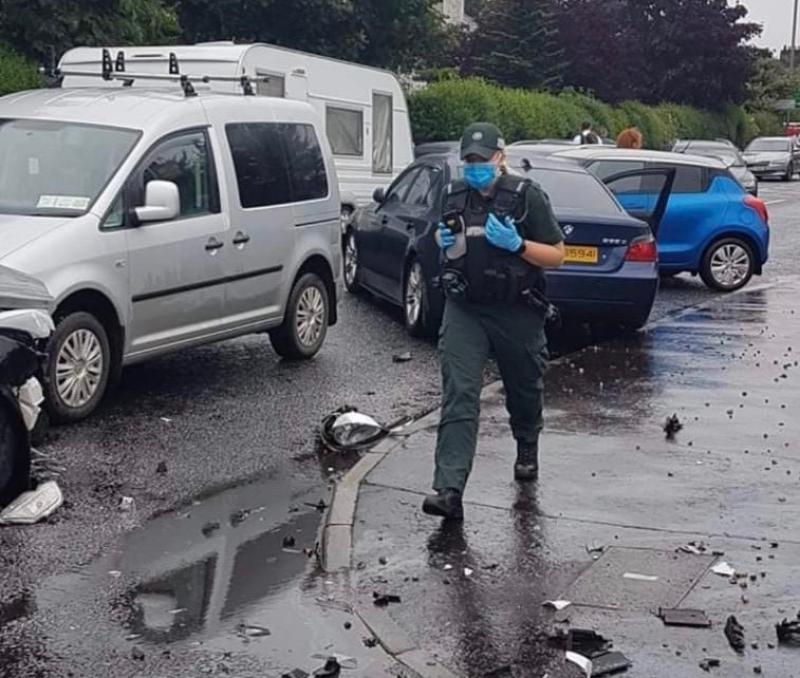 Six people arrested during a major disturbance in the Buncrana Road area of Derry earlier today