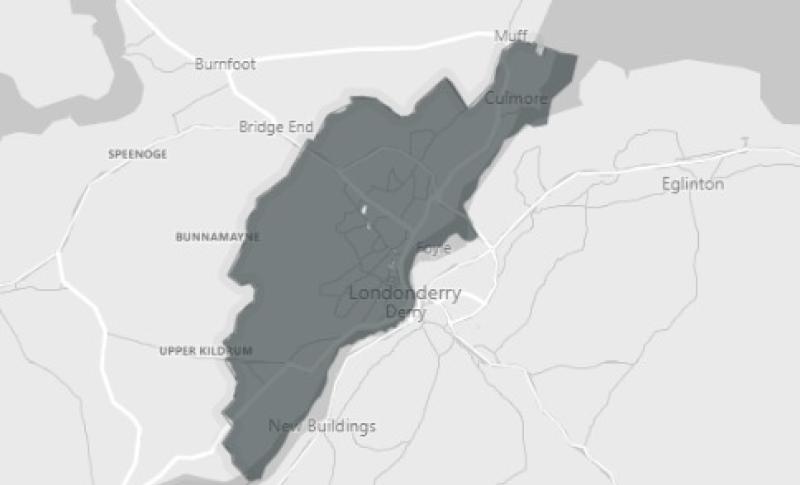 Almost 2,000 positive Covid cases in County Derry last week