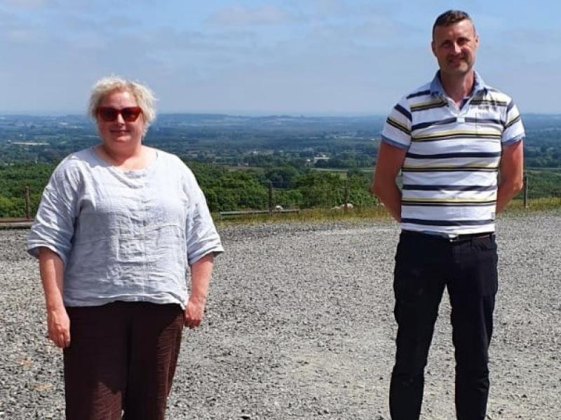 Derry Girls star drops into County Derry  farm 