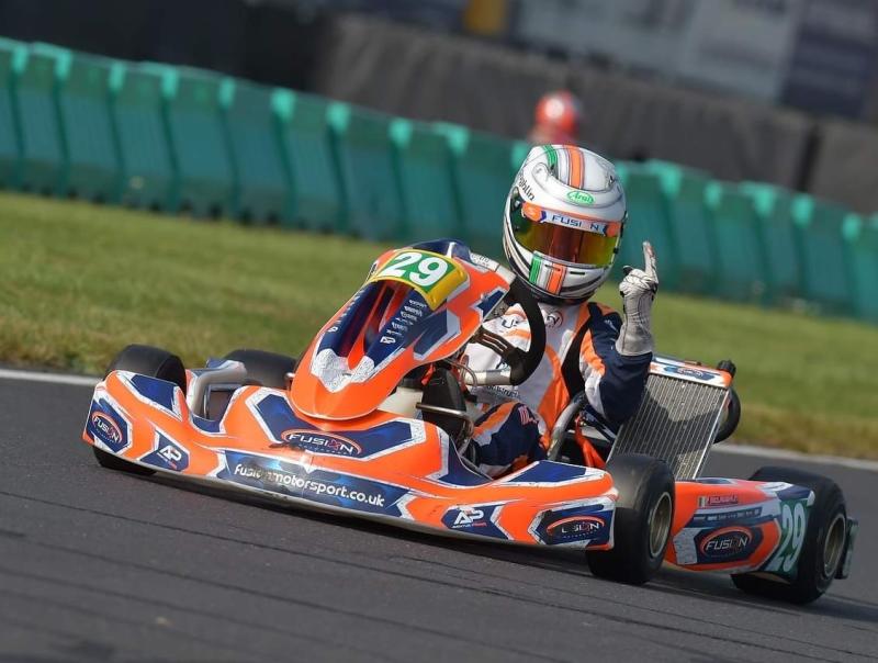 Top spot on the podium for Magherafelt's Fionn McLaughlin