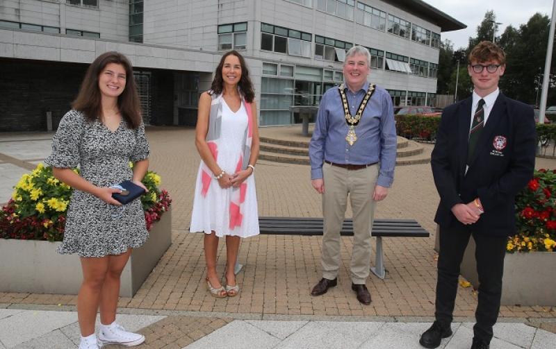 World Junior rowing competitors recognised by local Council for their involvement at the World Junior Championships