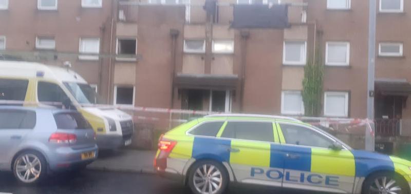 Police at scene of Derry house fire